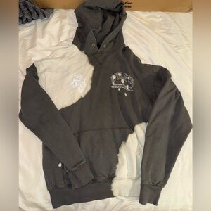 Darc Sport Protect Us “Wyoming” Hoodie in Wolf Gray Acid Wash